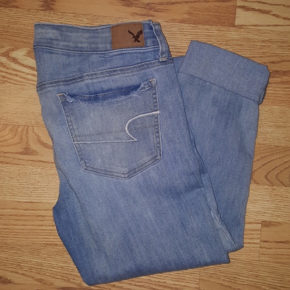 American Eagle cuttoff jegging. Stretch. - Picture 7 of 7